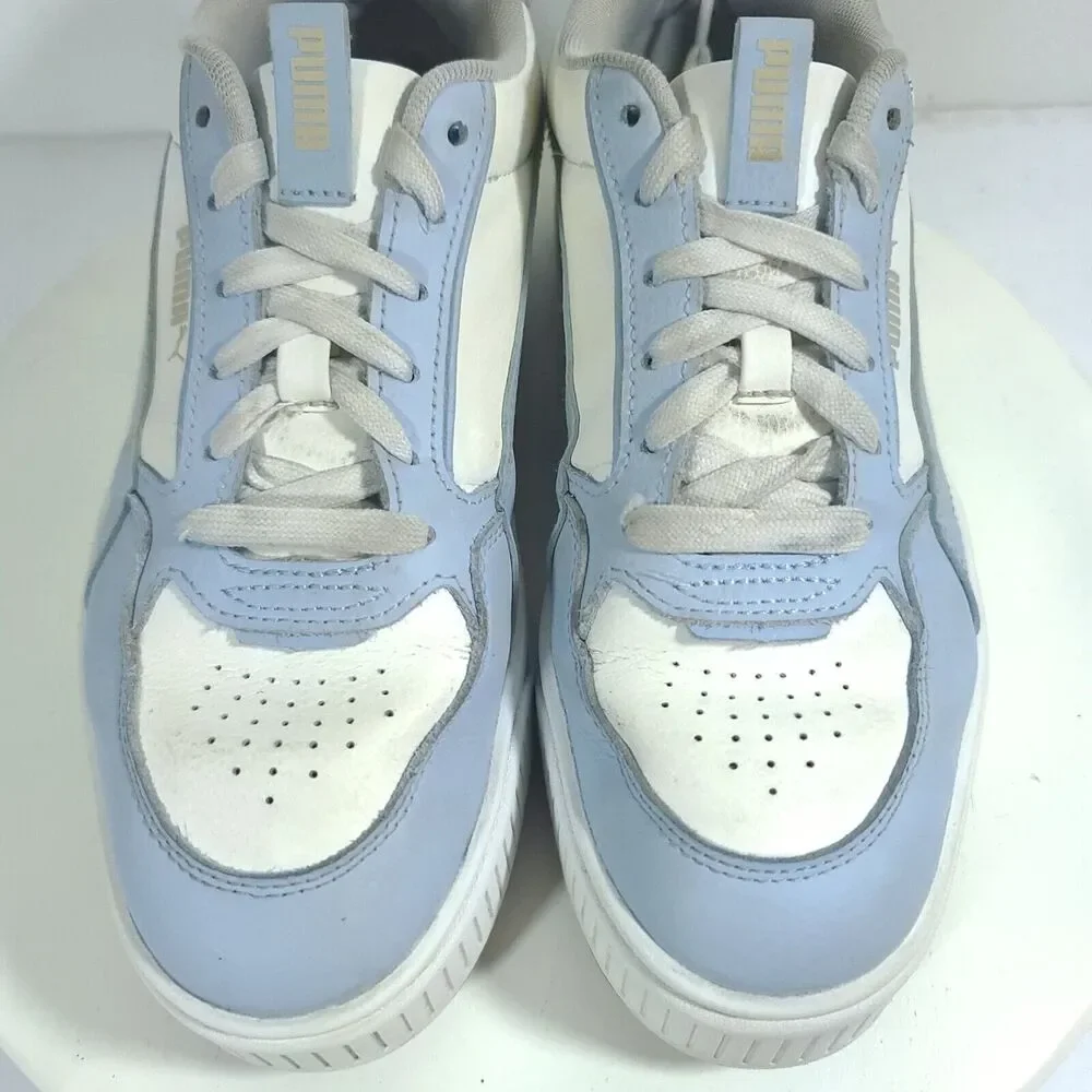 Puma Karmen Rebelle Platform Court Sneaker Blue Sz 9.5 Pristine-Lucite-Granola